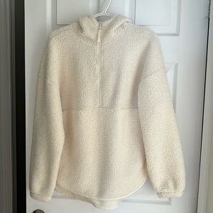 1/2 zip cozy hoodie